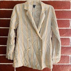 Wild Fable Business Casual Striped Linen Blazer